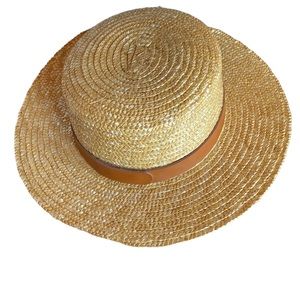 Lack of Color. Large L 59CM HAT 100% Straw,  Leather Band. Spencer Hat.